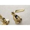Kingston Brass KS3122KL Two-Handle Wall Mount Bathroom Faucet, Polished Brass KS3122KL - alternate 5
